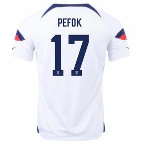 Nike United States Jordan Pefok Home Jersey 22/23 (White/Loyal Blue) Motion Base Motion Design