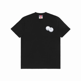 Heat Ready Cool Touch Metalwood Studio "Grab Your Balls Tee" M - Overdyed Black
