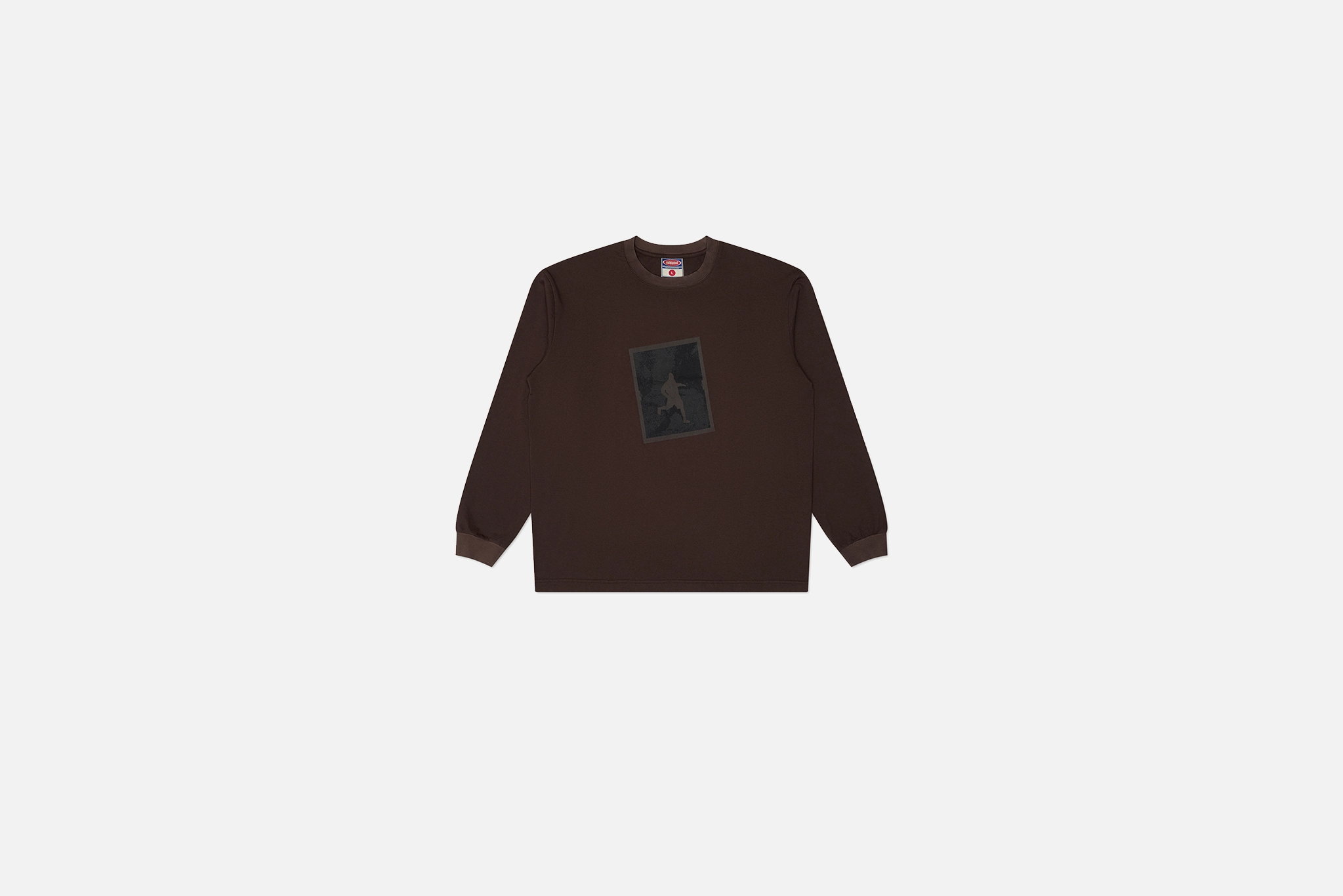 Metalwood Studio "Location LS T-Shirt"- Brown Athletic Hoodie FrictionResistantEdges