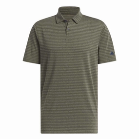 adidas - Men's Go-To Striped Short Sleeve Polo (HR7974) Sweat Wicking