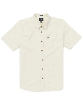 Soft Flow Clean Fit Volcom Bankstone Button Up - Off White