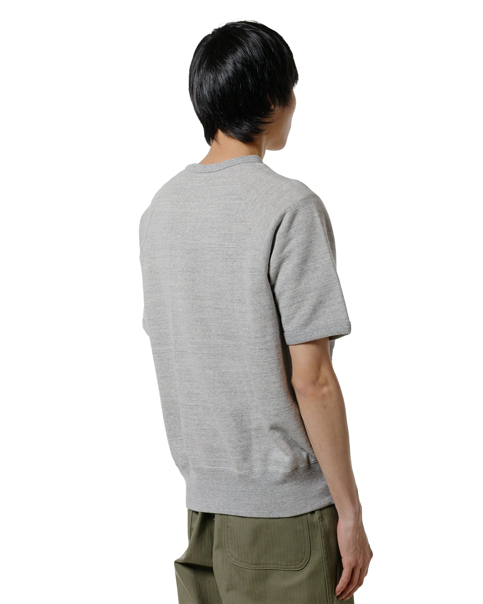The Real McCoy??s MC24120 9 Oz. Loopwheel S/S Sweatshirt Gray product ombre gradient