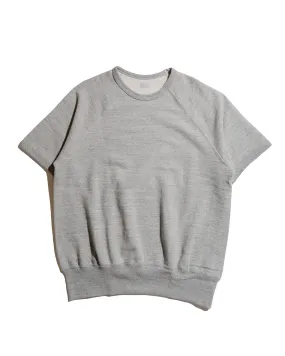 Sports Apparel The Real McCoy??s MC24120 9 Oz. Loopwheel S/S Sweatshirt Gray