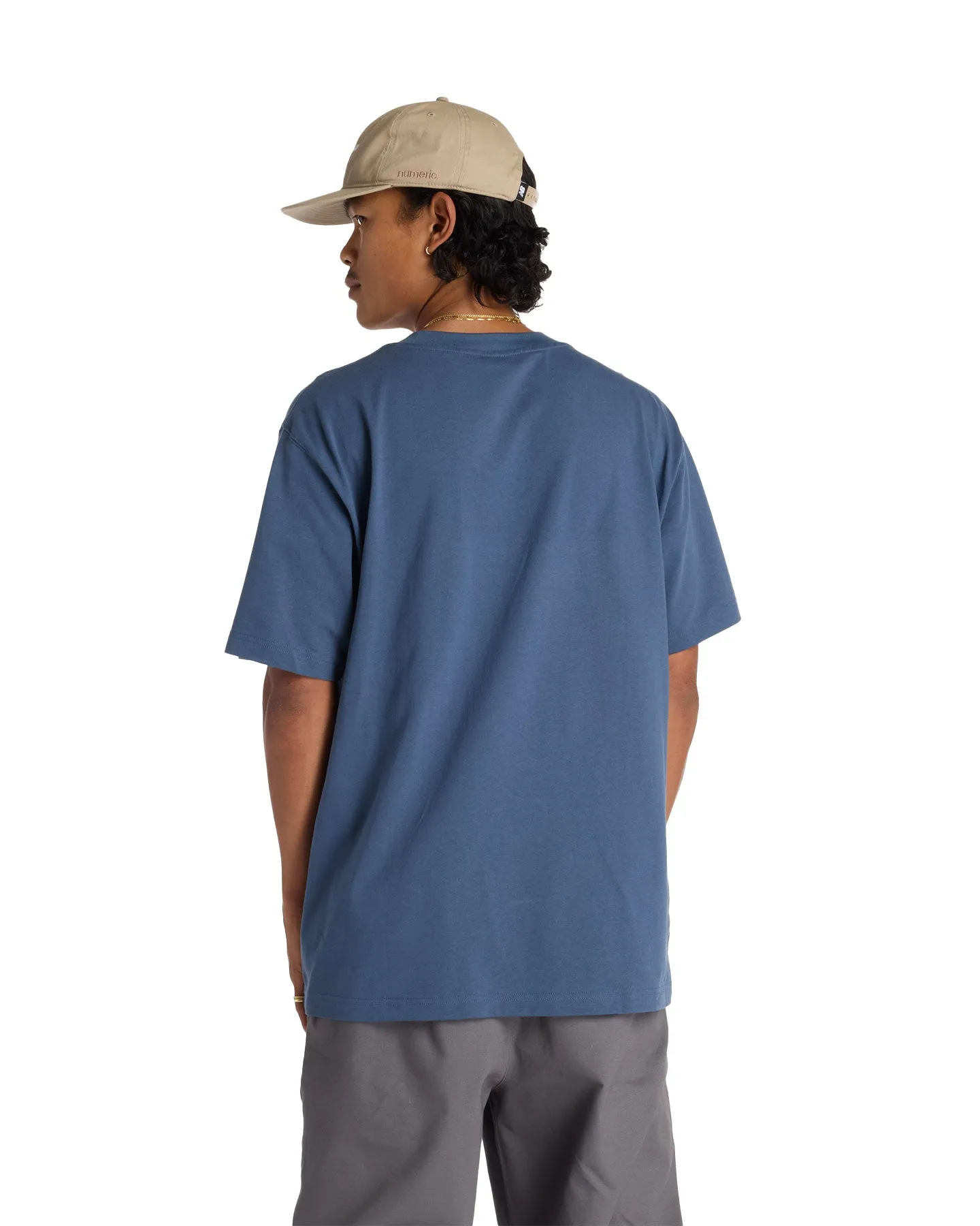 New Balance Numeric Athletic Cotton Tee - Vintage Indigo RipstopFabric