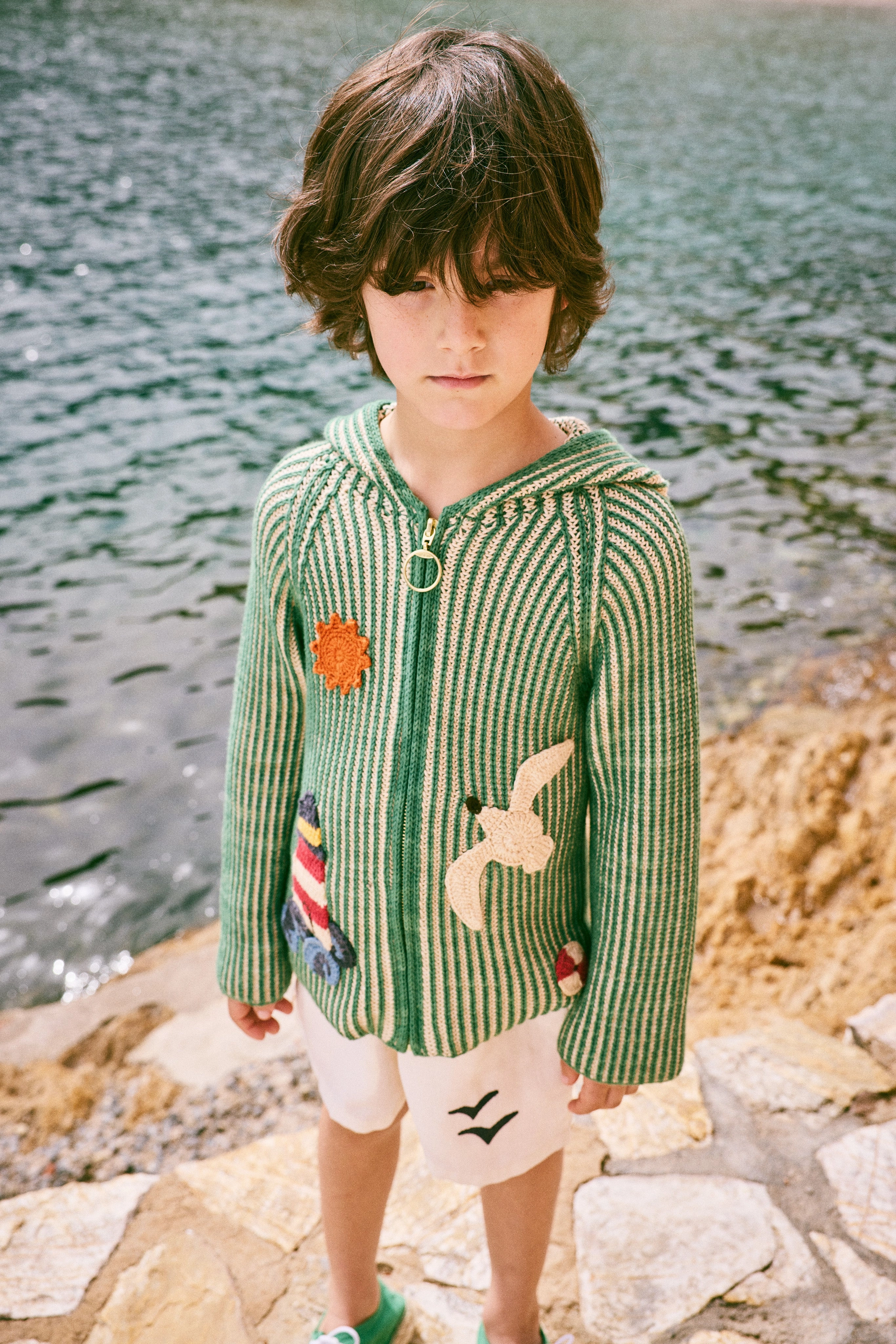 Ultra Flexible Misha & Puff Seaside Plum Island Beach Jacket, Lawn