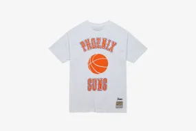 Weekend Style AntiSnagFabric Mitchell & Ness x Manor "Phoenix Suns 1968 Tee" M - White / Orange