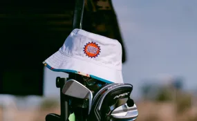 Mitchell & Ness x Manor "Suns Game Day Bucket Hat" M - Pattern / White SeamlessTransition Suburb Ease