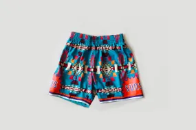 Evening Chic Mitchell & Ness x Manor "Suns  Game Day Shorts" M - Blue / Purple