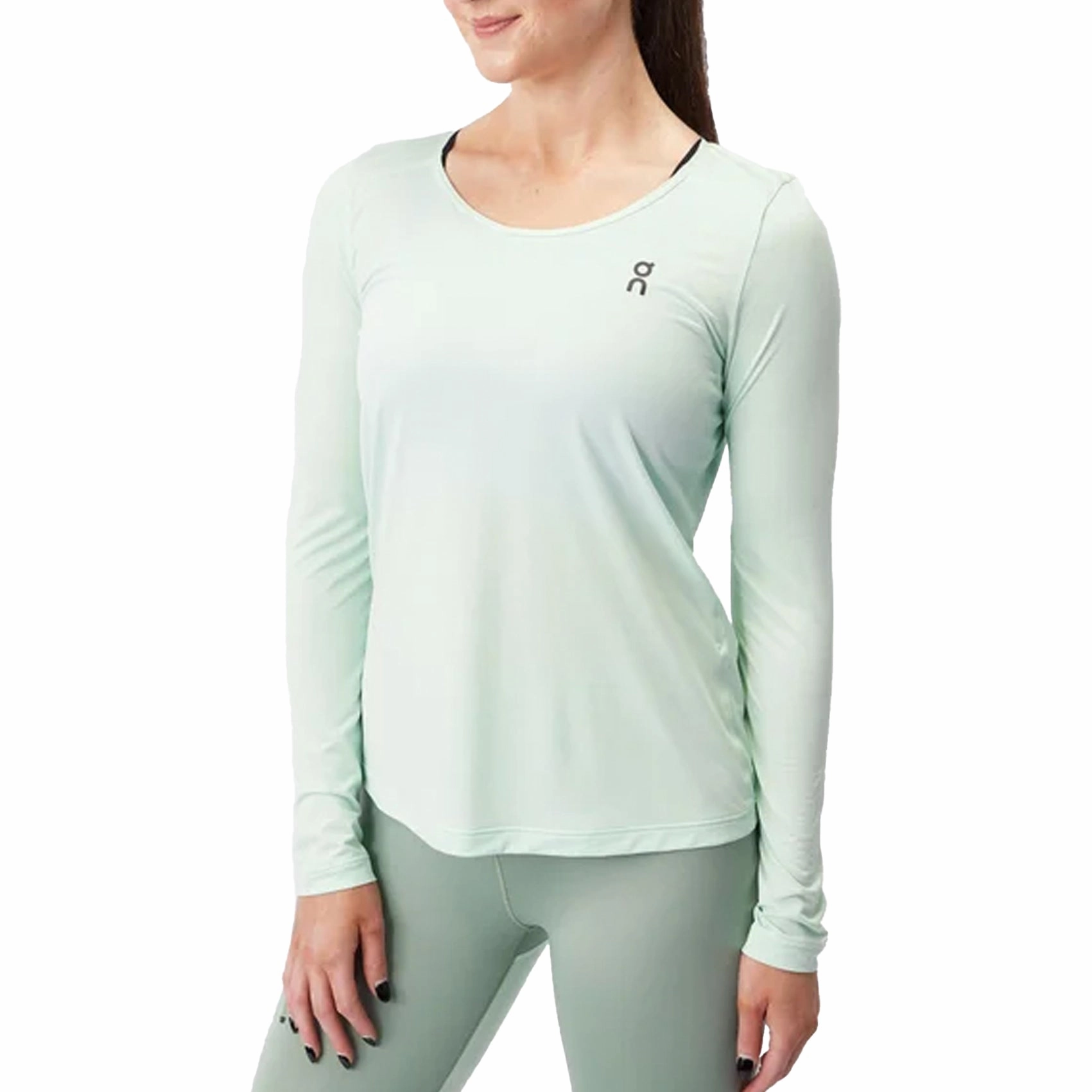 Sporty Look Durable Colorfast Finish Womens On Running Performance Long-T