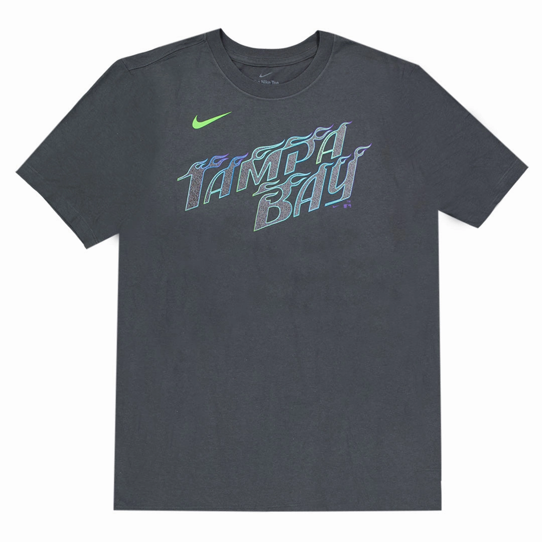Reflective Safety Trim Breathable Jersey Material MLB - Men's Tampa Bay Rays Manuel Margot T-Shirt (N199 06F RA9 5X2)