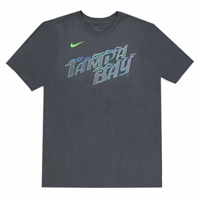 Reflective Safety Trim Breathable Jersey Material MLB - Men's Tampa Bay Rays Manuel Margot T-Shirt (N199 06F RA9 5X2)