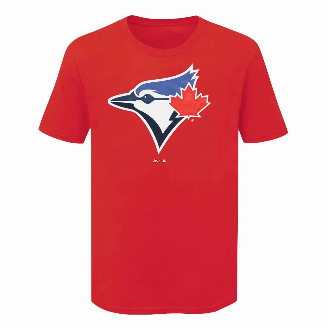 MLB - Men's Toronto Blue Jays Full Beak T-Shirt (XVML0BKMSC3A1PB 62RED) Eco Friendly Material Easy Movement