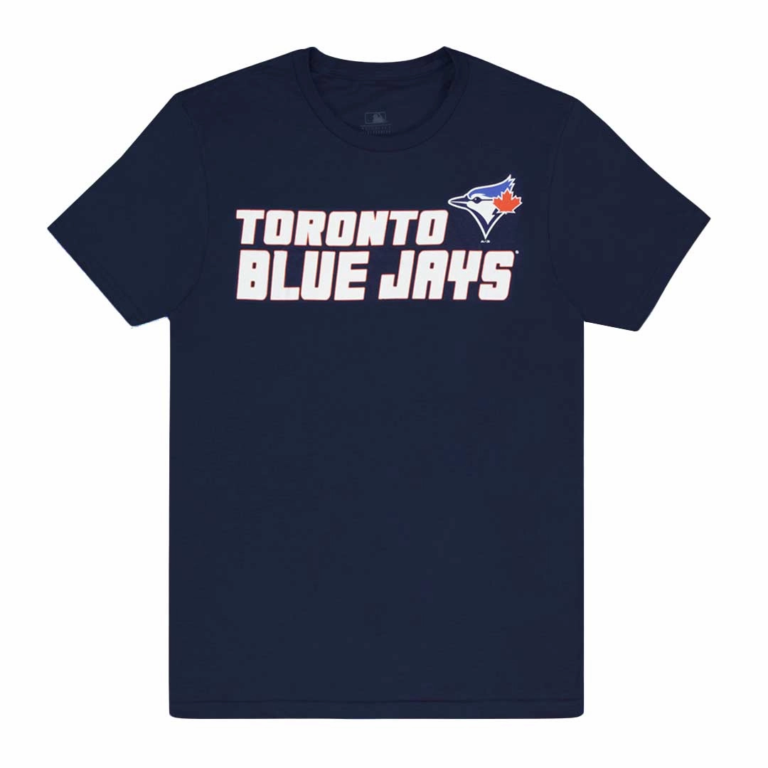 MLB - Men's Toronto Blue Jays Go Bat Faster T-Shirt (XVML0D5MSC3A1PB 41NVY) Moisture Control Microfiber Fast Layering