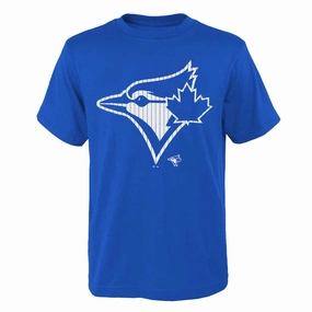 Reliable Fit MLB - Men's Toronto Blue Jays Pinstripe T-Shirt (XVML0B7MSC3A1PB 43RYL)