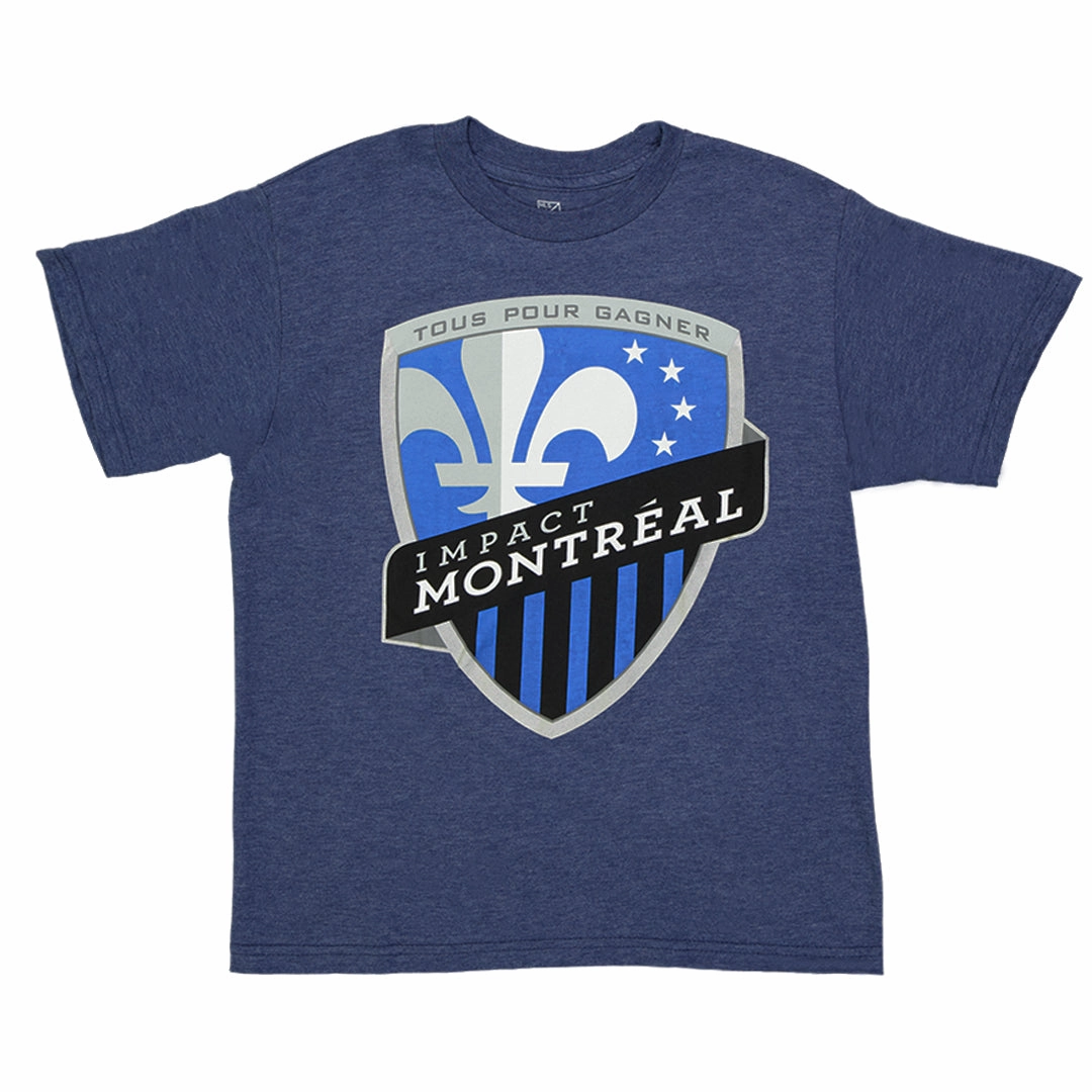 MLS - Kids' (Junior) Montreal Impact Striker T-Shirt (XVMS00CYSC) Matte Surface Finish