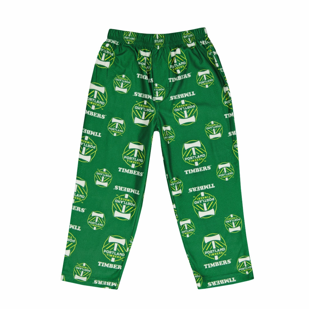 MLS - Kids' (Toddler) Portland Timber Printed Sleep Pant (KS4LF4 PT) Core Comfort Pre Shrunk Fabric