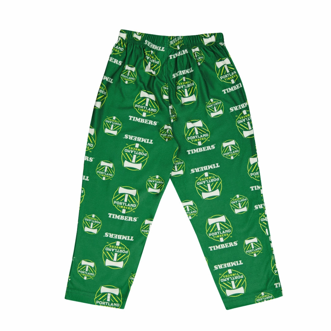 MLS - Kids' (Toddler) Portland Timber Printed Sleep Pant (KS4LF4 PT) Streetwear Style