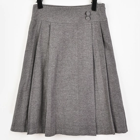 Daily Style Inverted Pleats Robin Pleated Skirt