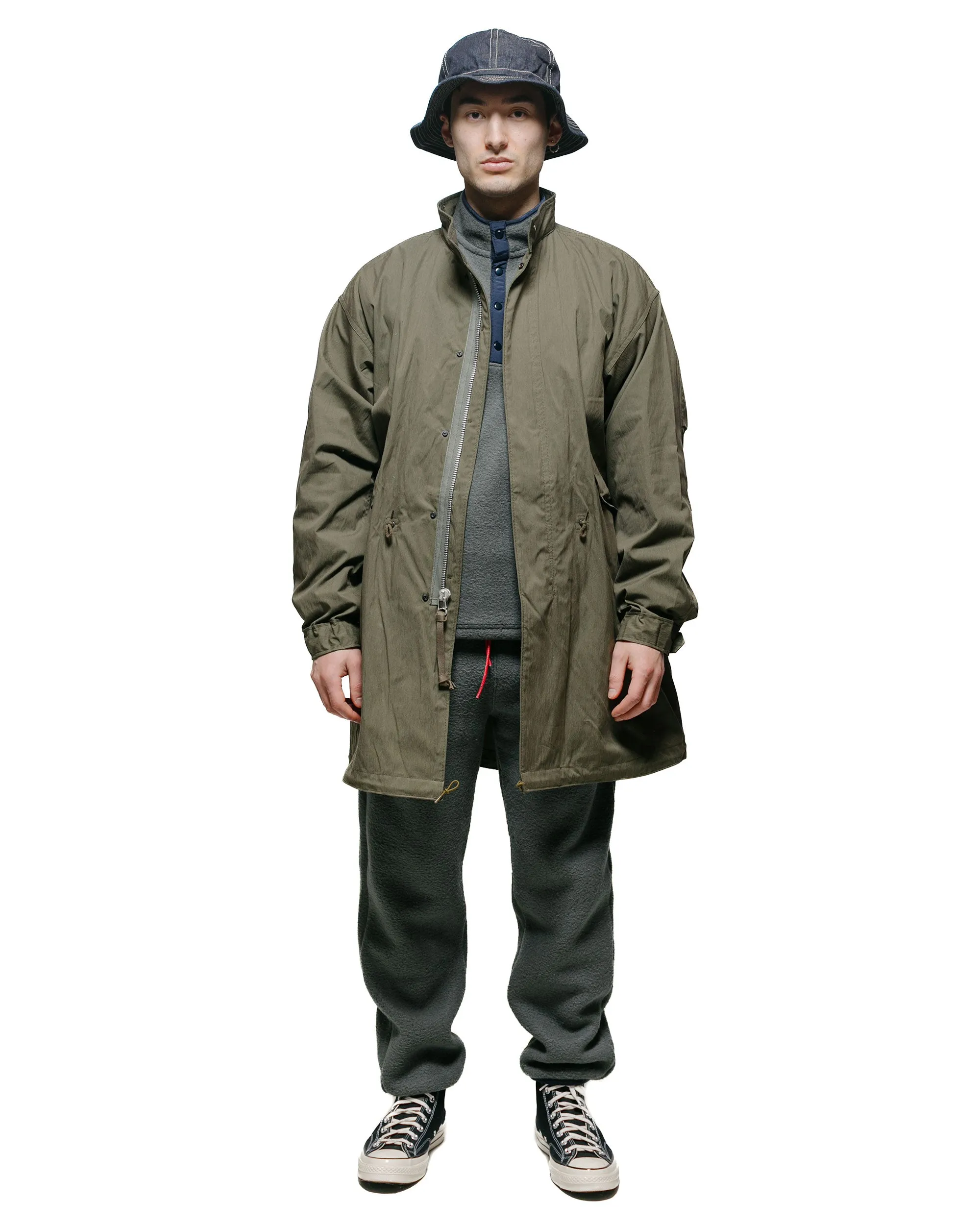 The Real McCoy's MJ23114 Snap Front Pull-Over Fleece Grey Quality control