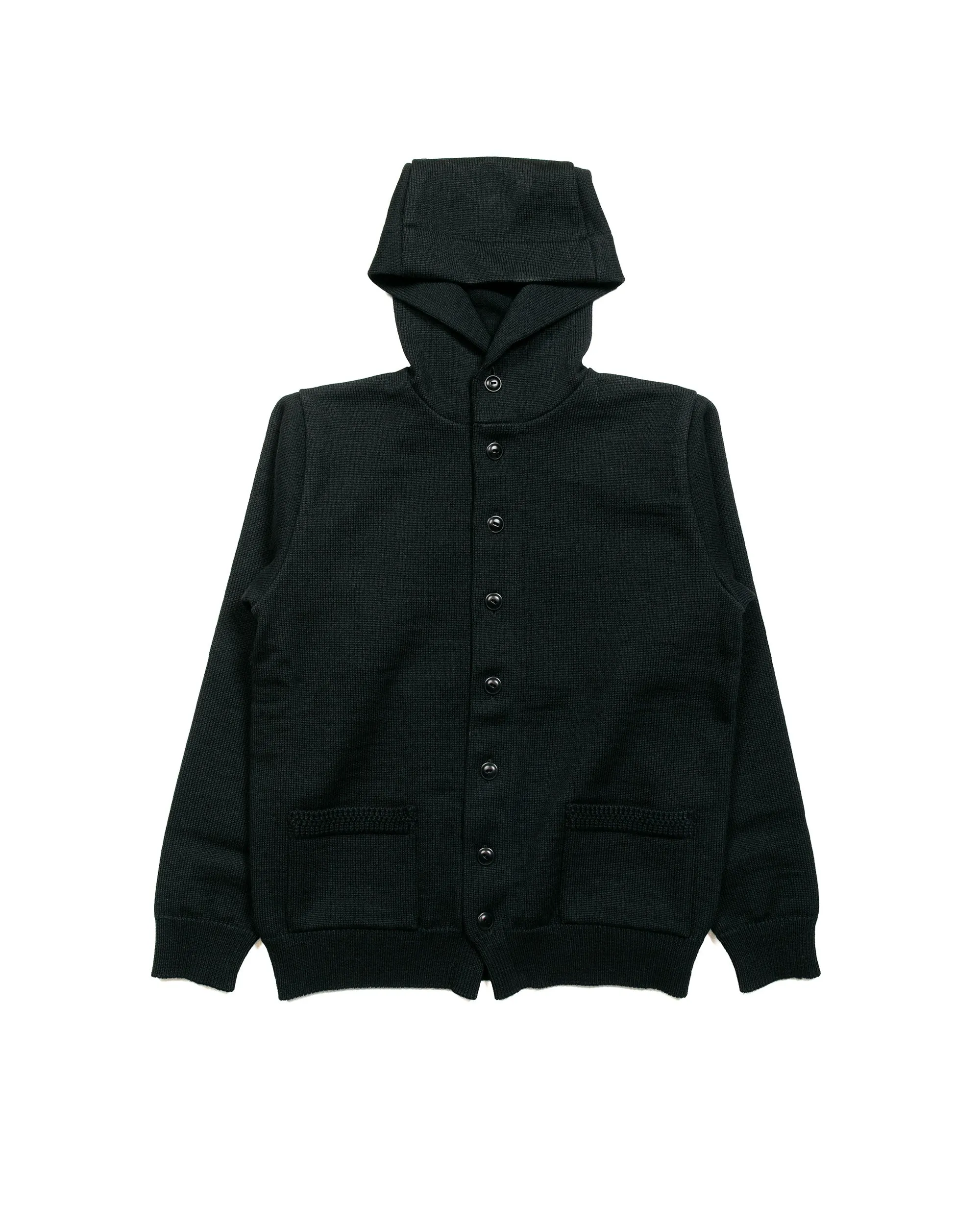 product fluffy softness The Real McCoy's MC23107 30s Hooded Knit Sweater Black