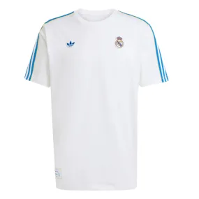 ThermoregulatingFabric adidas Real Madrid Terrace Icon T-Shirt (White/Blue)