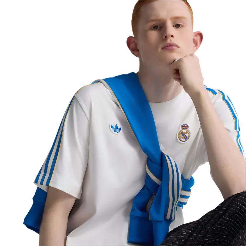 Classic Layer adidas Real Madrid Terrace Icon T-Shirt (White/Blue)