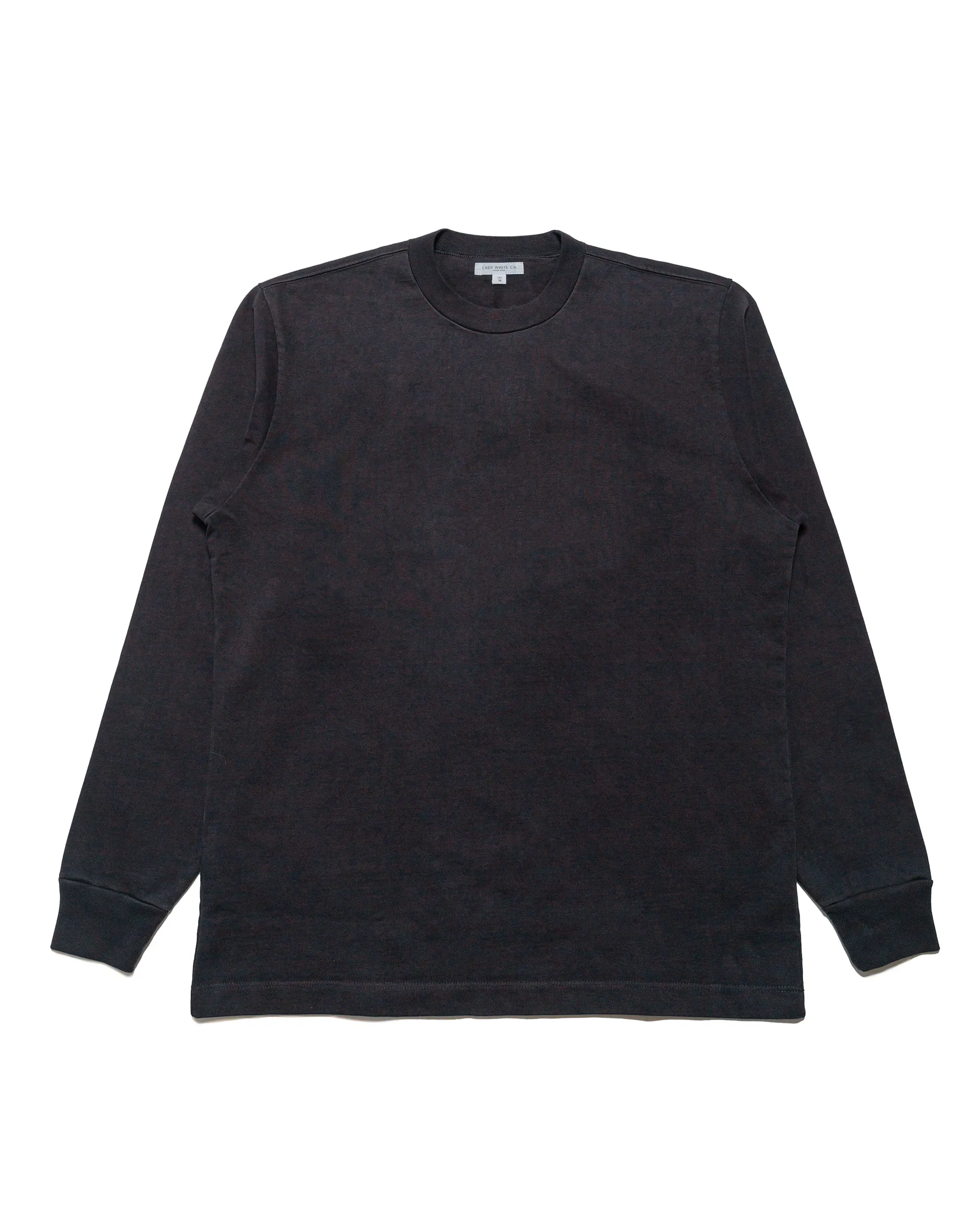Lightweight Comfort Abstract print Lady White Co. L/S Rugby T-Shirt Tire Black