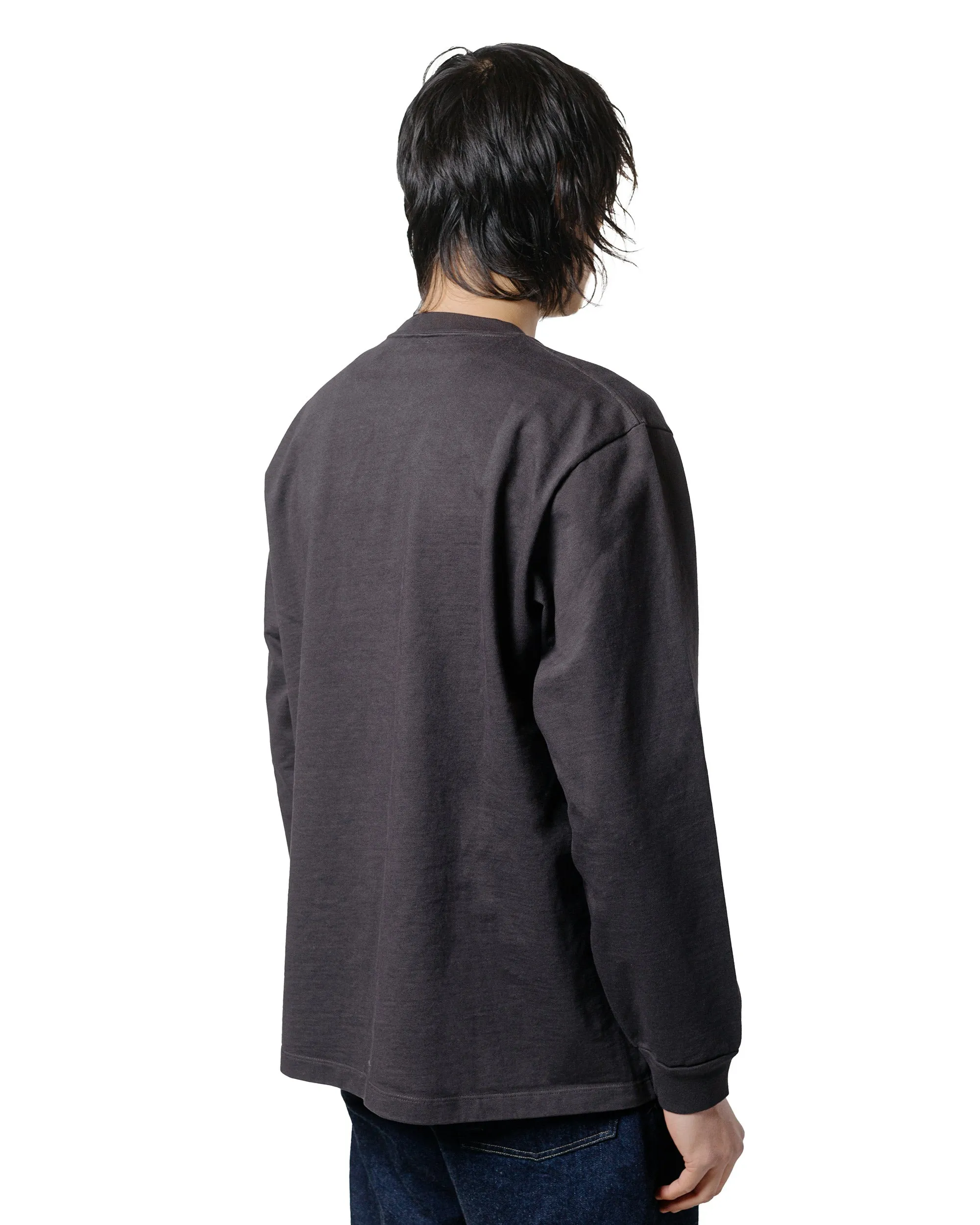Fashion-Forward Look Lady White Co. L/S Rugby T-Shirt Tire Black