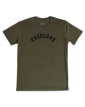 MoistureWickingMaterial Overload Arched Tee - Army / Black