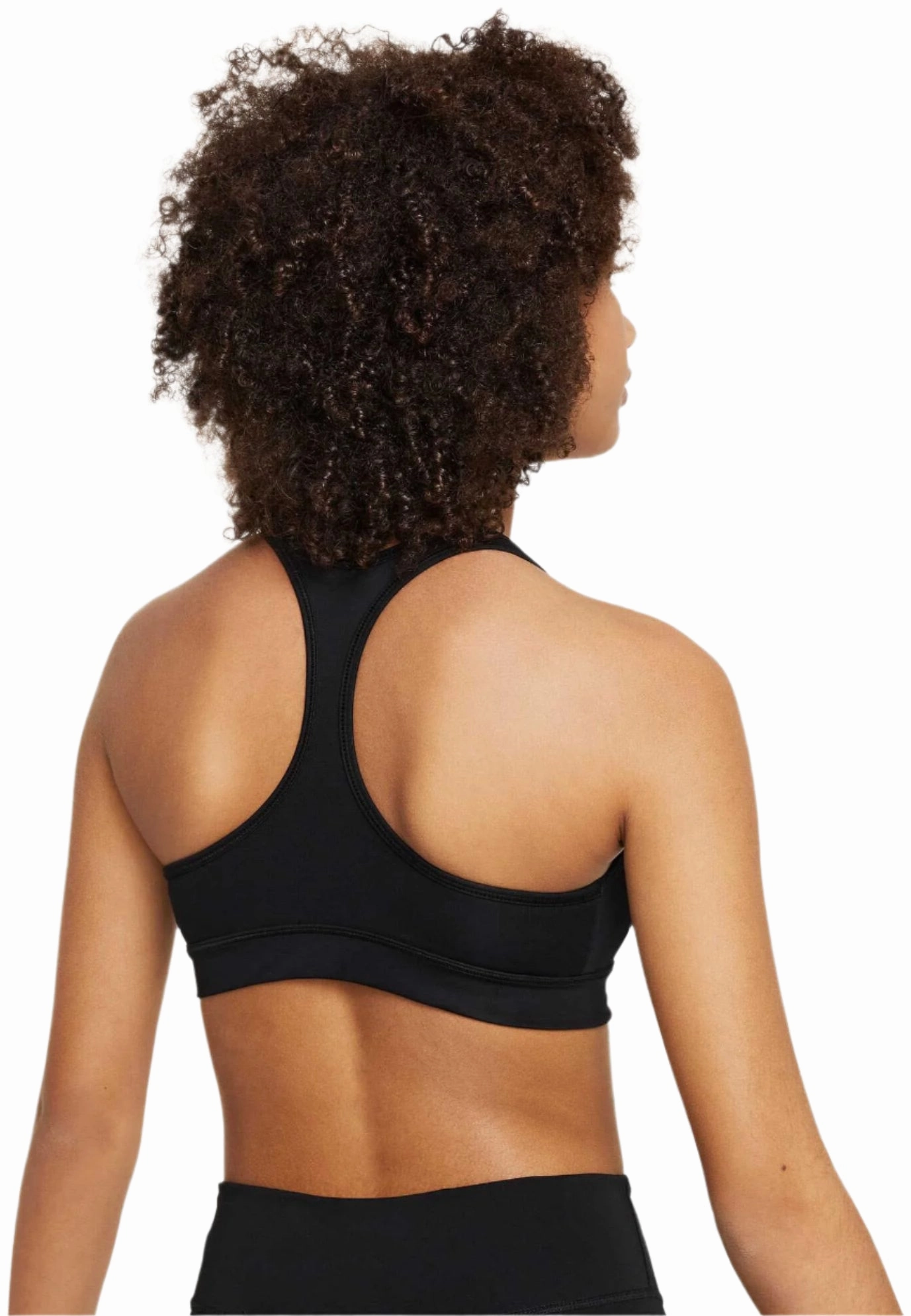 Modern Run Nike Swoosh Big Kids Girls Sports Bra Versatile Feel