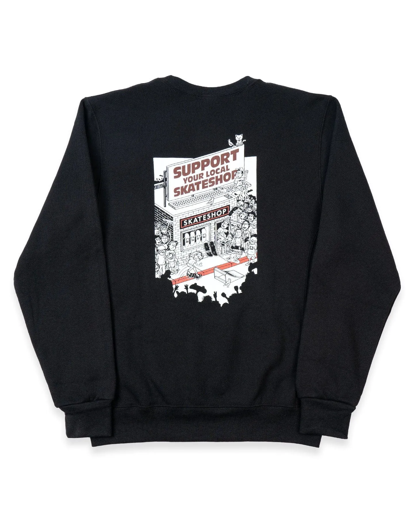 Recycled Fit Functional Jacket Skateshop Day SSD25 Russell Athletics Shop Crewneck - Black