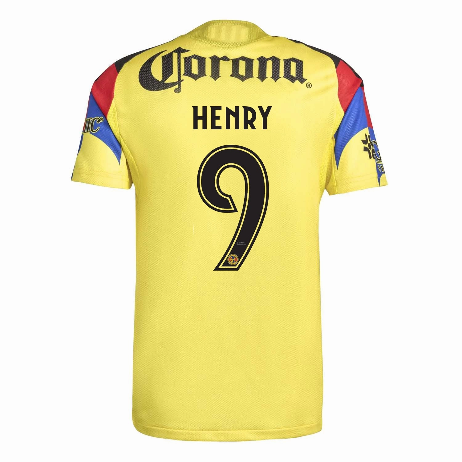 Unstructured Silhouette gear up adidas Henry Men's Club America 25/26 Authentic Home Jersey (Yellow)