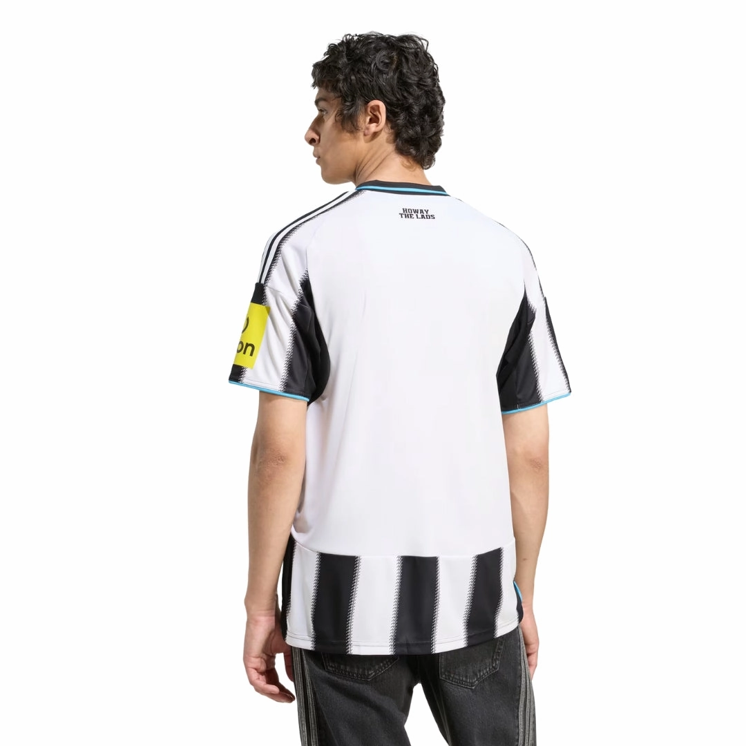 adidas Newcastle United 25/26 Home Jersey (Black/White) Flatlock Seam Finish