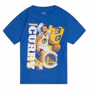 True Fit Training Ready Junior's NBA Golden State Warriors Stephen Curry Powell Vintage Tee