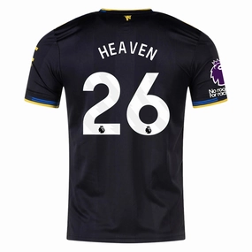 adidas Heaven Men's Manchester United Authentic Third Jersey 25/26 w/ NRFR   EPL Patches (Black) Quick Release Ventilation