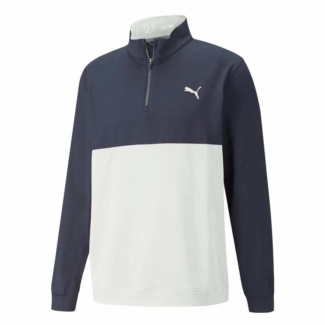 Puma - Men's Gamer Colorblock 1/4 Zip Sweater (532985 02) Balanced Motion