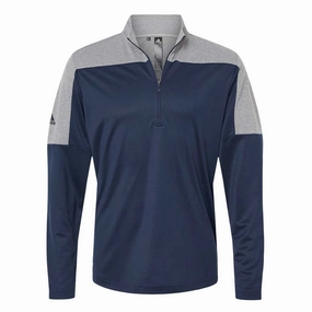 Reinforced Stitching adidas - Men's Ultimate365 Lightweight 1/4 Zip Pullover (HD1189)