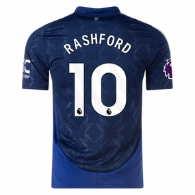 Fluid motion adidas Manchester United Marcus Rashford Away Jersey w/ EPL Patch 24/25 (Night Indigo)