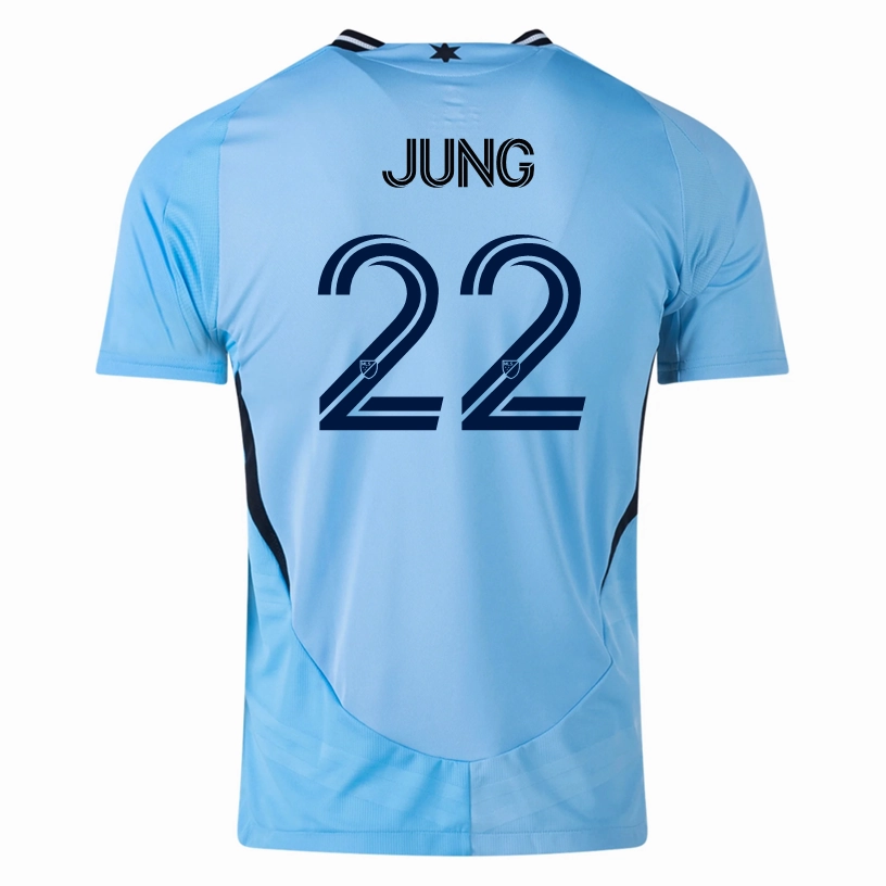 Quick Cool Material Quick Comfort adidas Minnesota United Authentic Hoyeon Jung Away Jersey 25/26 (Zenith Blue)