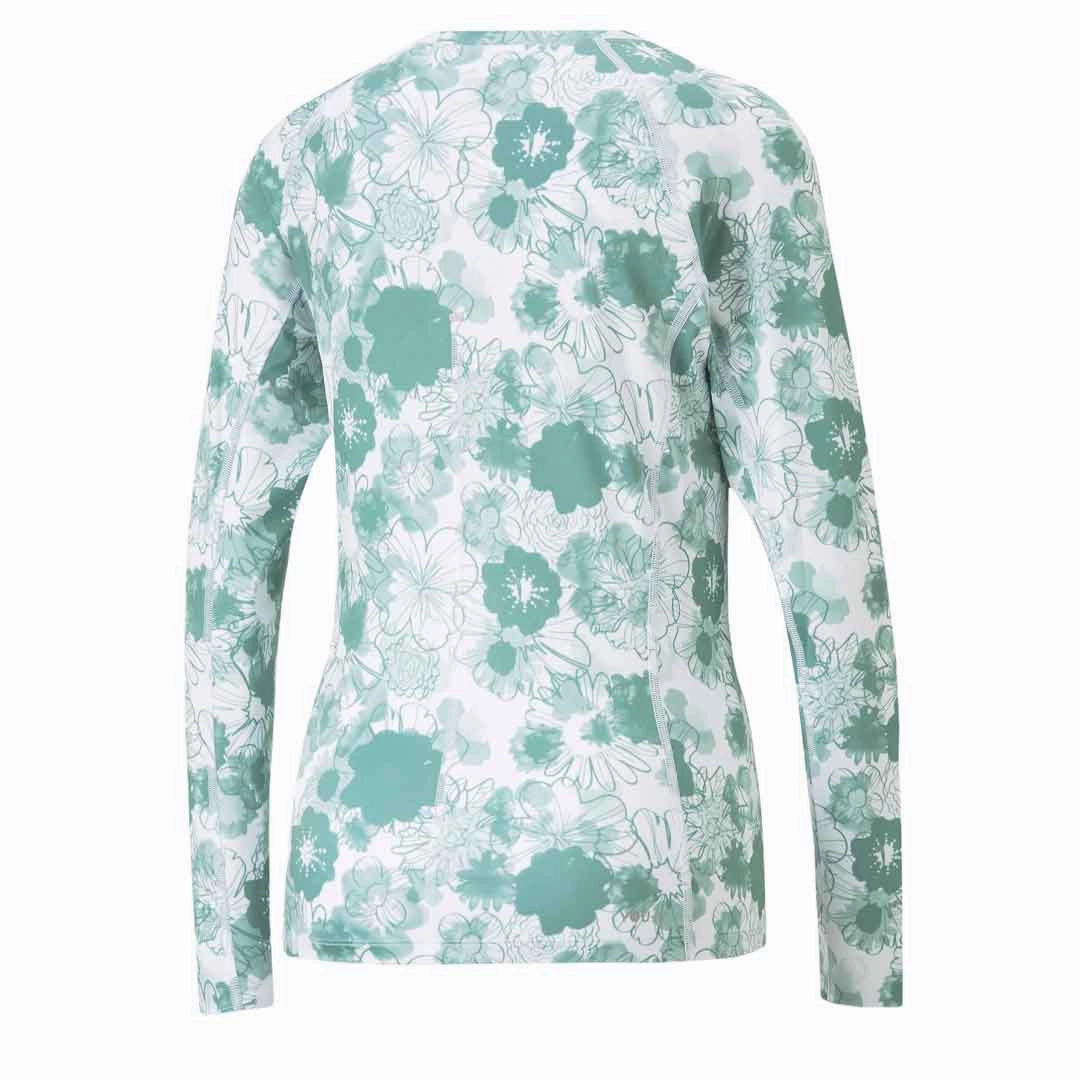 Puma - Women's YouV Lillypad Long Sleeve T-Shirt (539032 02) Streetwear Style Double Layered Edging