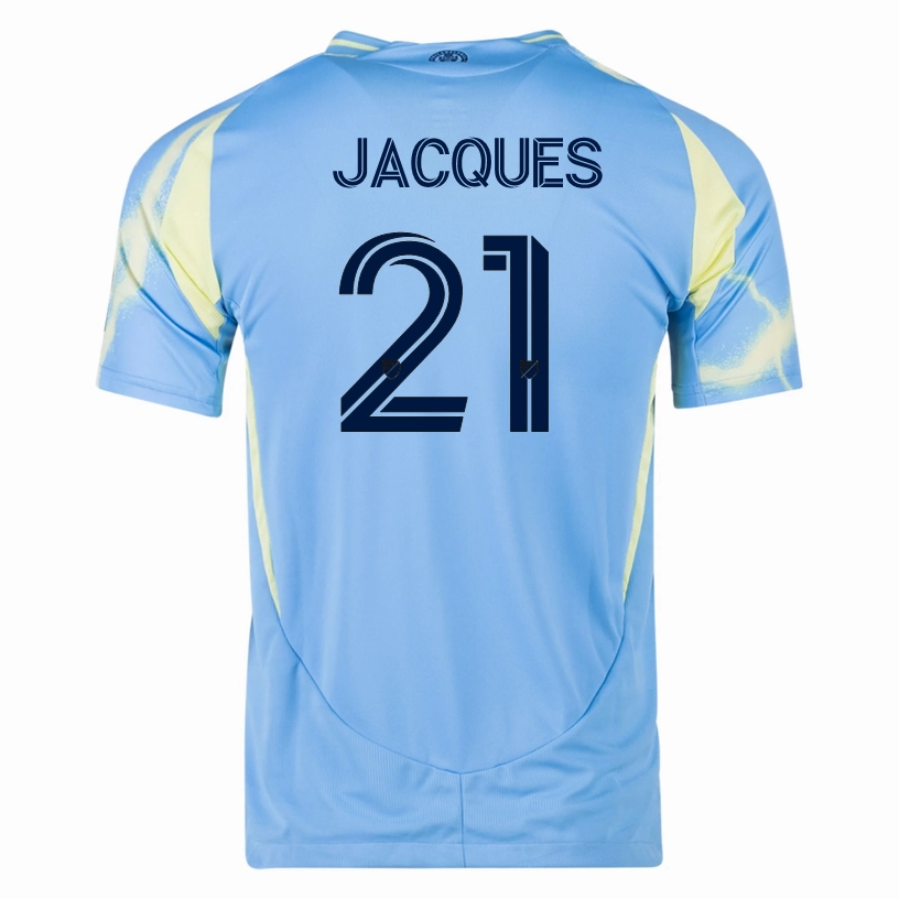 Impact Fit adidas Philadelphia Union Danley Jean Jacques Authentic Away Jersey 25/26 (Blue/Yellow)