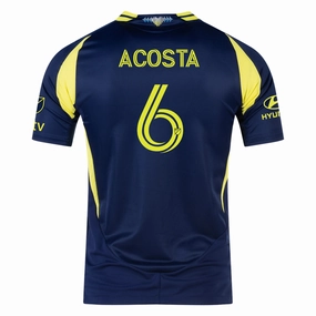 adidas Nashville Authentic Bryan Acosta Away Jersey w/ MLS   Apple TV 25/26 (Tena Blue) Unisex Design