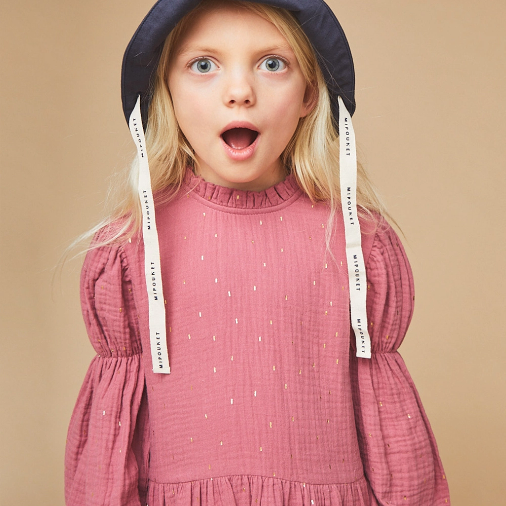 Sporty Look Mipounet Emilie Muslin Dress, Pink