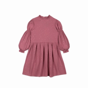 Mipounet Emilie Muslin Dress, Pink Formal Aura