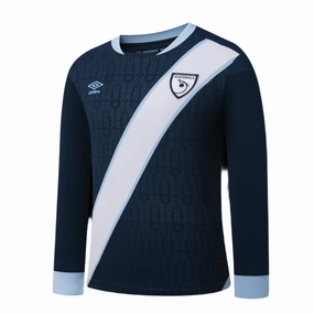 Athlete Focus Comfort Layer Umbro Guatemala Long Sleeve Away Jersey 25/26 (Navy)