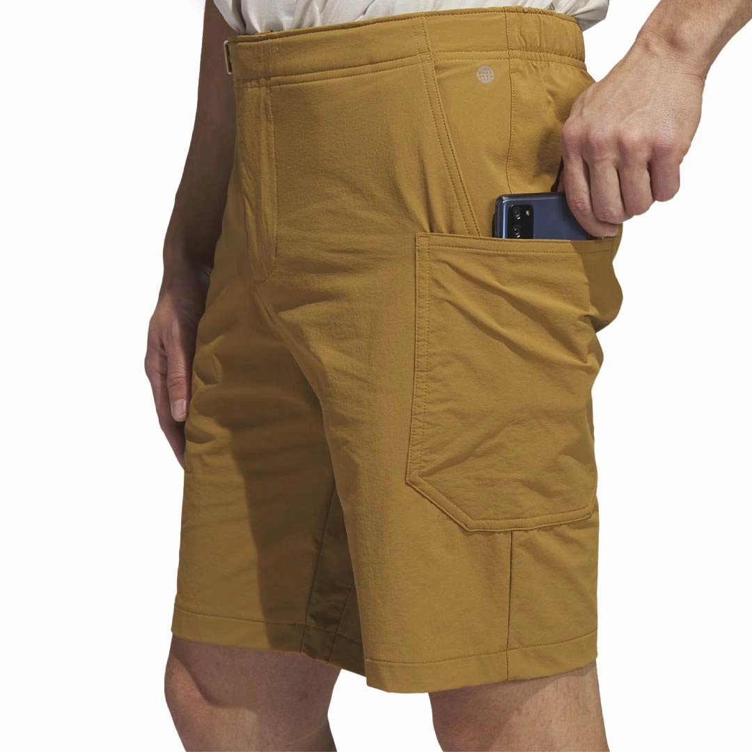 Double Stitched Hemming Sun Protection Fabric adidas - Men's Adicross Golf Shorts (HS3201)