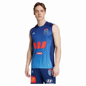 Durable Recycled Blend Easy Flow Men's State Of Origin New South Wales Training Singlet