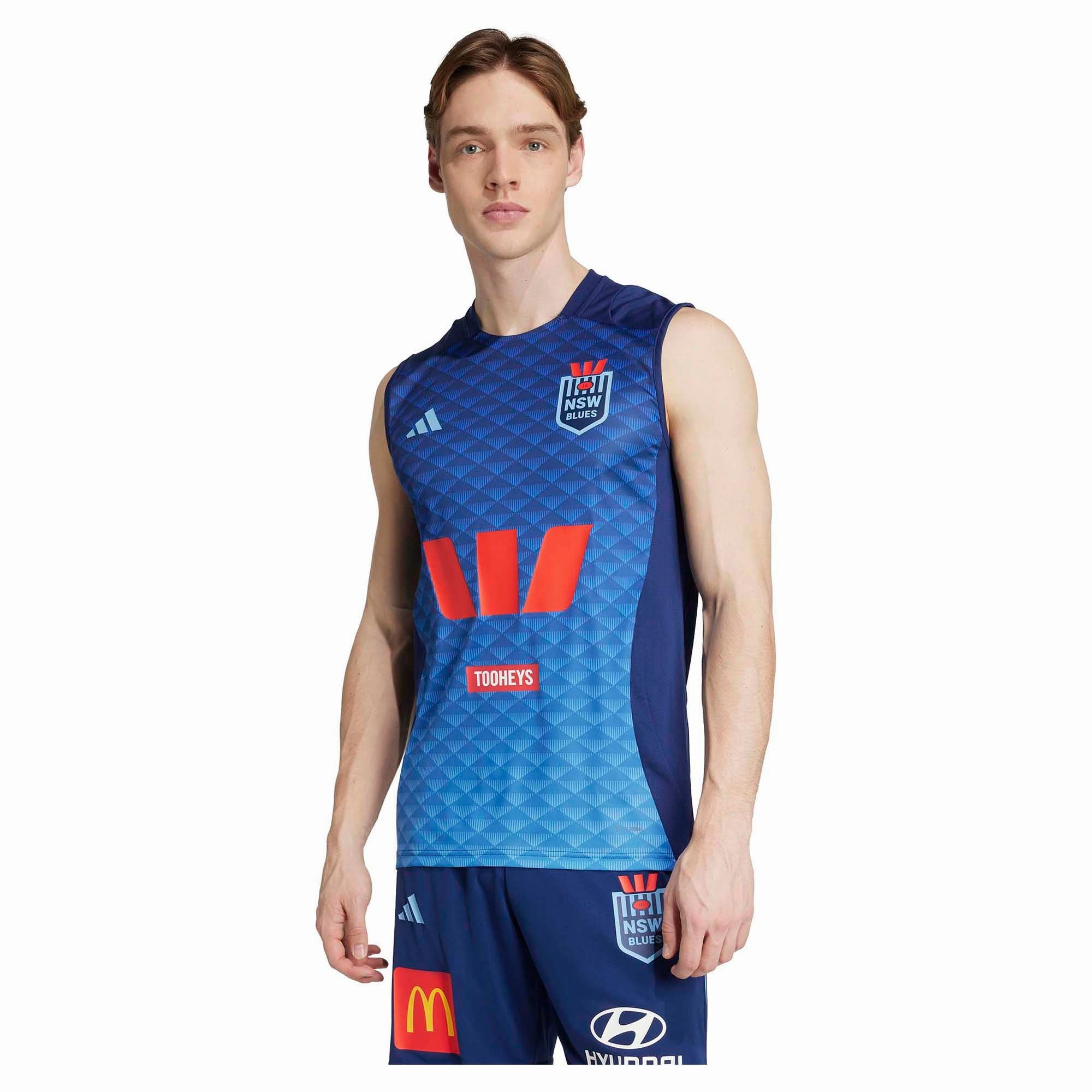 Men's State Of Origin New South Wales Training Singlet Outdoor Comfort