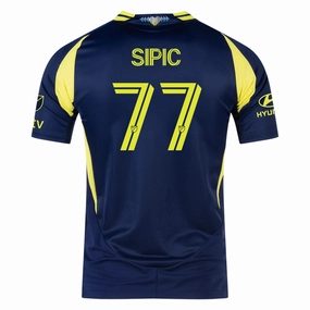 Antibacterial Fiber Blend Micro Perforated Ventilation adidas Nashville Authentic Adem Sipic Away Jersey w/ MLS   Apple TV 25/26 (Tena Blue)