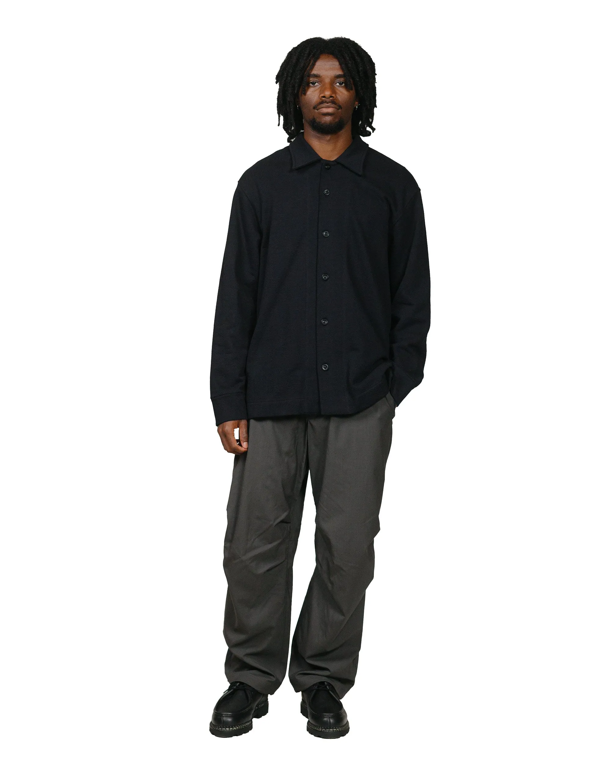 Sweat-Absorbing High-Quality Material Lady White Co. Francisco Button Down Black